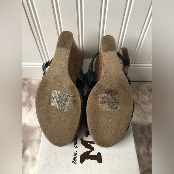 Cork Wedge Crochet Sandals by Mudd - Picture 5 of 6